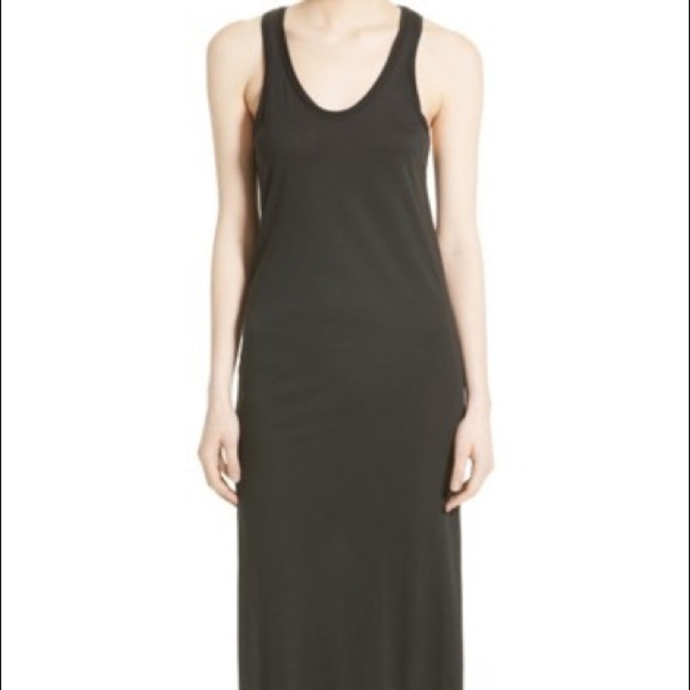 Theory Sameetha Black Plume Jersey Dress H0524603